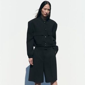Zara Maxi Pocket Bomber NWT in size XS